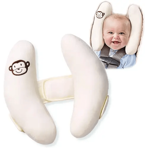 Adjustable Travel Pillow for Infant, Portable Head Support for Car Seats for Newborn, Head Support Pillow for Baby, Headrest Pillows for Cars, Rest Baby's Head Comfortably