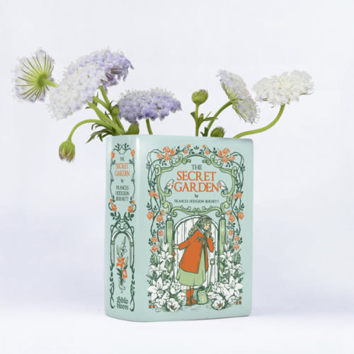 The Secret Garden Ceramic Book Vase - Small