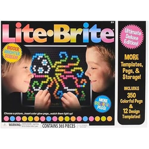 Lite Brite Magic Screen Bonus Set 365 Pieces Ultimate Deluxe Edition