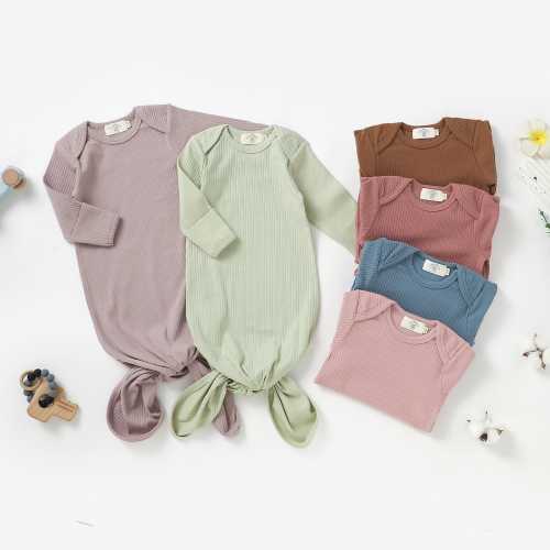 Tiny Alpaca | Organic Cotton Newborn Gown Set 1 pcs | 0-6 Months | Gender Neutral | Baby Clothes | Baby Shower Gift |