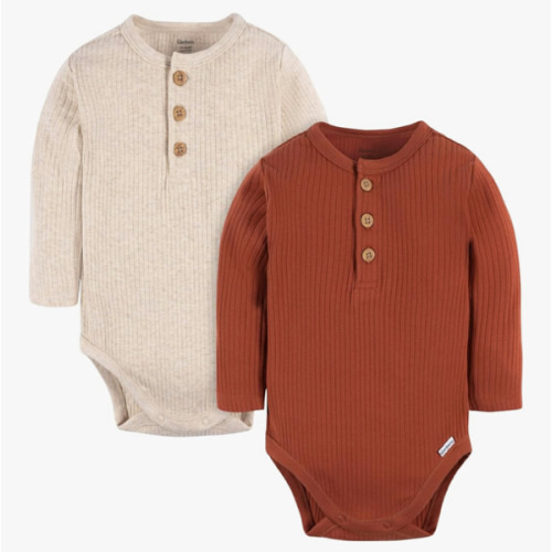 Gerber Unisex Baby Baby Boys' and Baby Girls' 2-pack Bodysuits