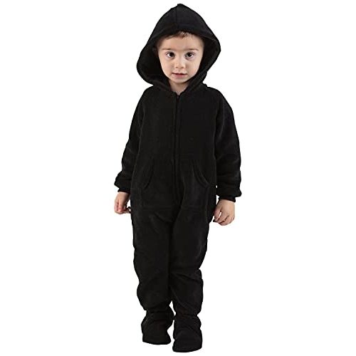 Footed Pajamas Hoodie Chenille One Piece Pajamas for Infant, Toddler & Kids Gifts