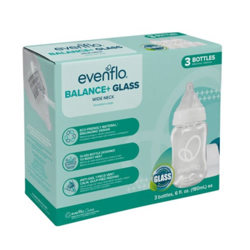 Evenflo Balance Glass Baby Bottles 6oz | glass baby bottles