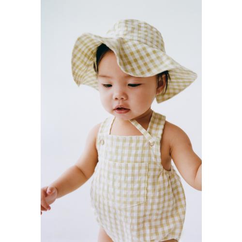 GINGHAM BUCKET HAT - Light green | ZARA United States