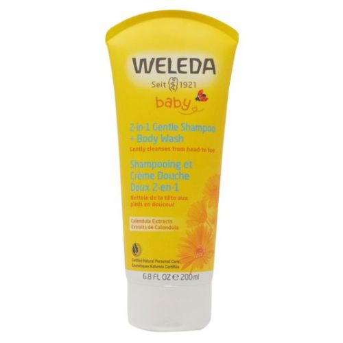 Gentle Shampoo + Body Wash, Baby, 2 in 1, Calendula, 6.8 floz