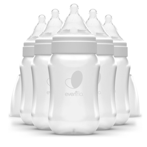 Evenflo Feeding Premium Proflo Venting Balance Plus Wide Neck Baby, Newborn and Infant Bottles - Helps Reduce Colic - 9 Ounce (Pack of 6)