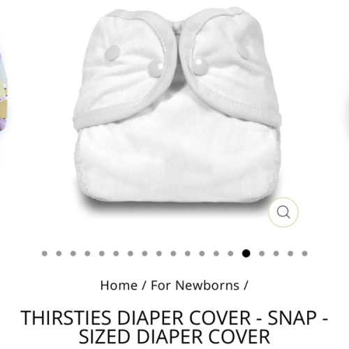 Thirsties Diaper Cover - Snap - sized diaper cover