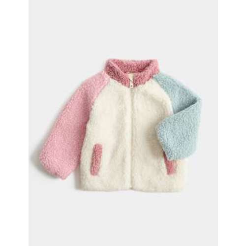 Borg Colour Block Jacket (0-5 Yrs)