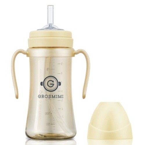 Grosmimi PPSU Straw Cup - 10oz Butter 10oz