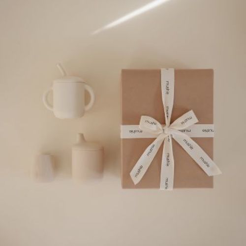 Mushie Essential Cups Kit (Shifting Sand)