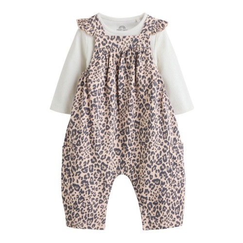 Kids' Animal Print Romper & Bodysuit Set