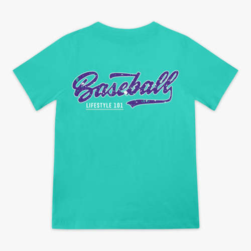 Splatter Established Youth Tee - Teal