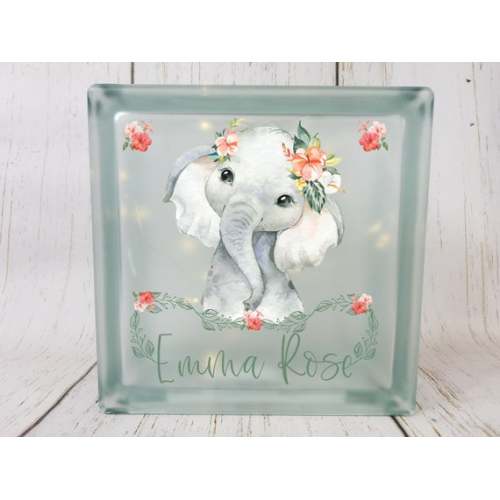 Baby Elephant Nursery Decor Night Light Pink Elephant - Etsy