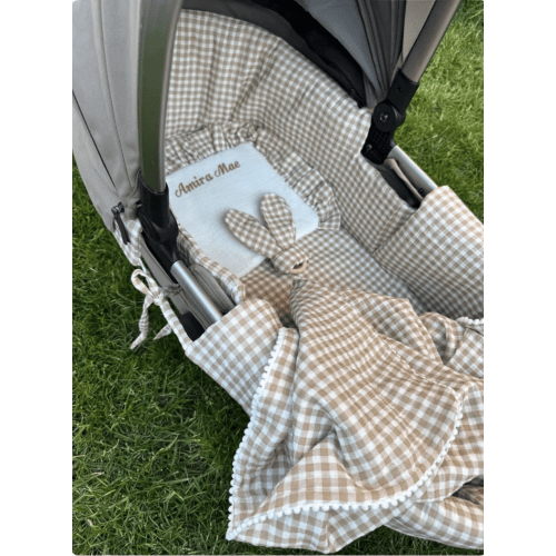 Baby Basket Bassinet Sheet | Cover for the stroller basket | Mini Nursery Bedding | Neutral Crib Sheet | Sheet for the stroller cradle