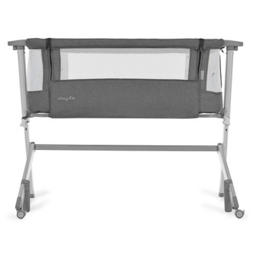 Dream On Me JPMA Certified Skylar Portable Bassinet & Bedside Sleeper, Grey