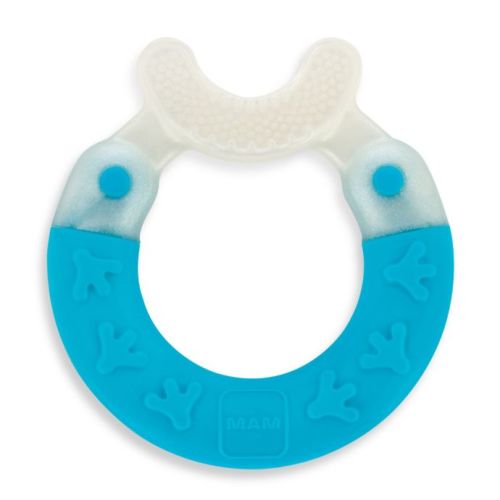 MAM Bite & Brush Teether in Blue