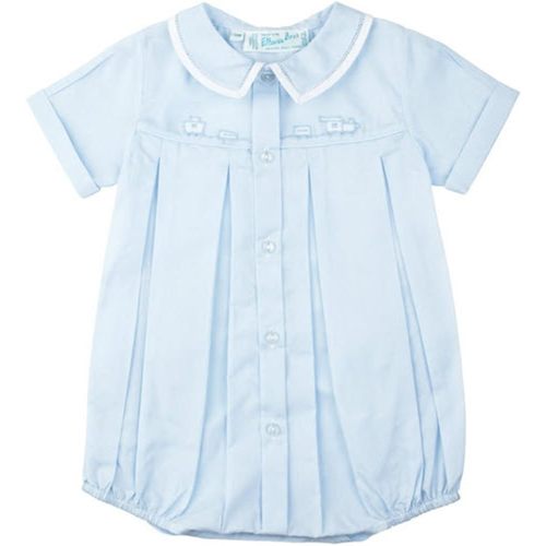 Feltman Brothers Baby Boys Blue Train Bubble Outfit (6M)