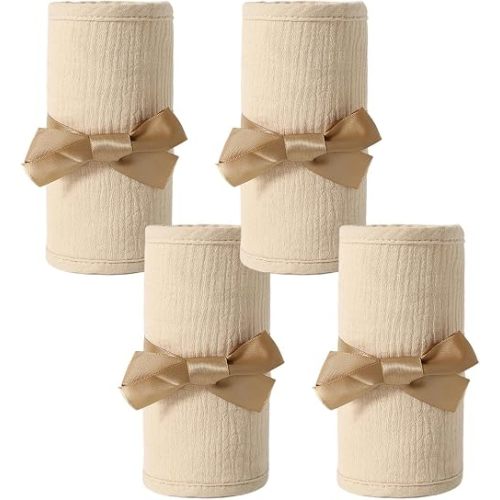 Cot Rail Protector - 1 Set Breathable Cotton Gauze Bed Edge Guard