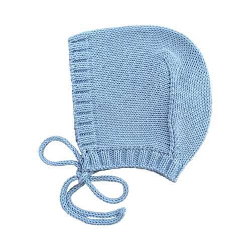 Handmade Cotton Baby/Toddler Bonnet: Breathable Seamless.