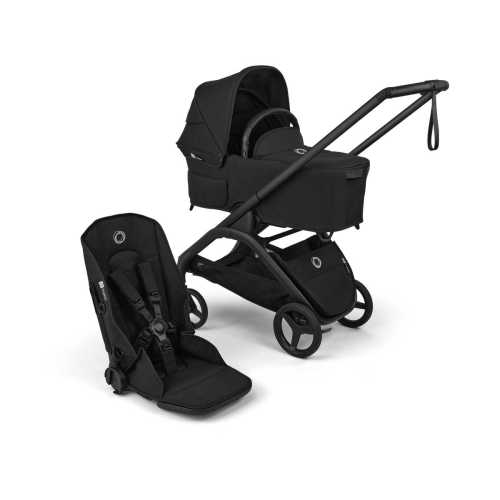 Bugaboo Dragonfly Plus Seat & Bassinet Complete - Black / Heritage Black / Heritage Black