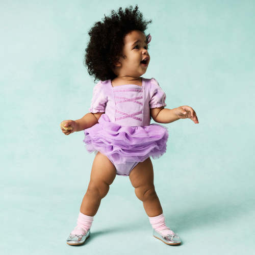 Disney Rapunzel Velour Bodysuit Dress