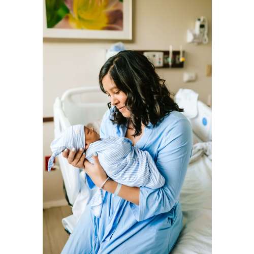 Samuel Dusty Blue | Mommy Robe