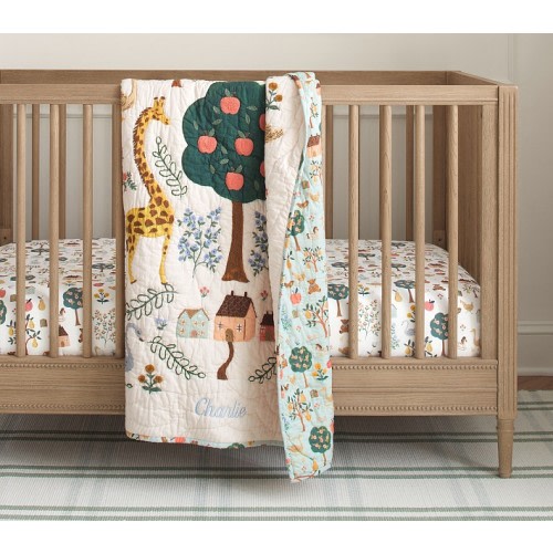 Rifle Paper Co. Storybook Baby Quilt | Pottery Barn Kids