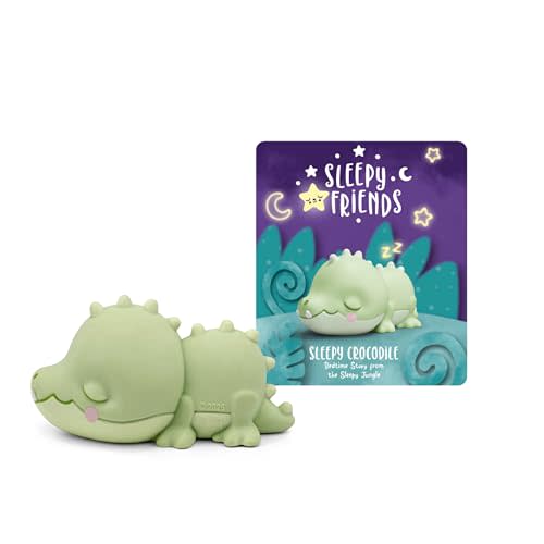 Tonies Sleepy Friends: Bedtime Story Audio Toy Figurine Featuring Sleepy Crocodile