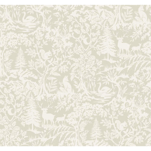 Chesapeake Kinfolk Alrick Forest Venture Wallpaper - Taupe