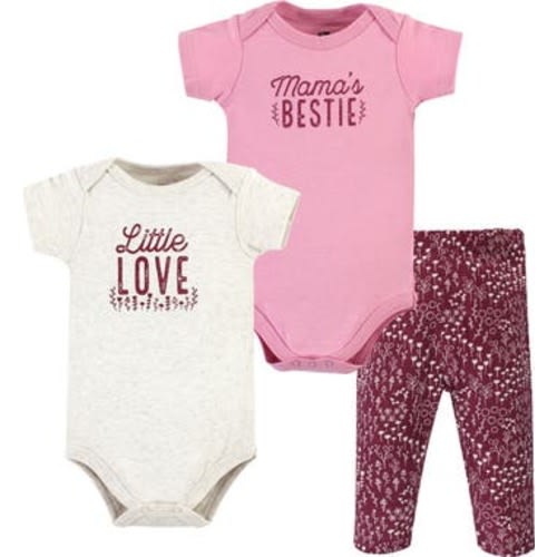 2 Bodysuits and Pant, Newborn