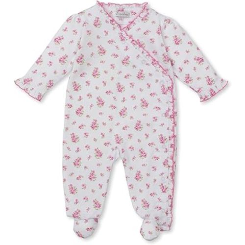 Kissy Kissy Rose And Blooms Pink Print Footie (6-9 MONTHS)
