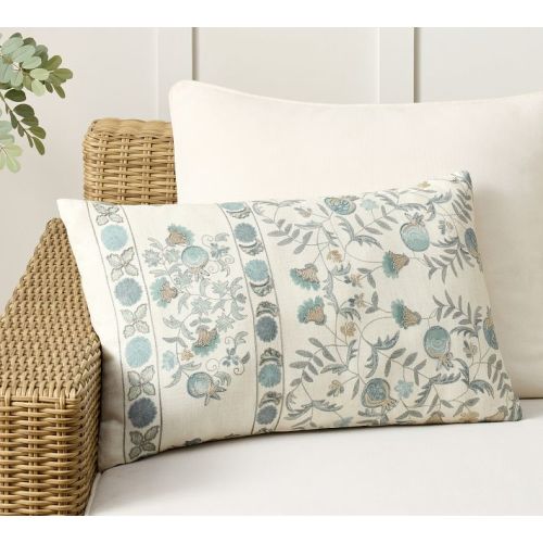 Lilah Suzani Lumbar Outdoor Pillow