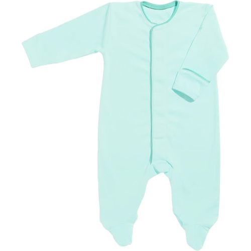 Babynetic Magnetic Baby Footie - Peruvian Pima Cotton, Premium Infant One-Piece with Easy Magnetic Closures, Soft Breathable