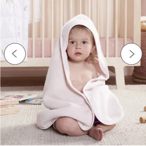 Organic Hooded Toddler Towel