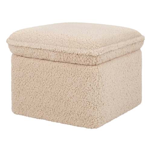 Babyletto Cali Storage Ottoman for glider - Chai Shearling