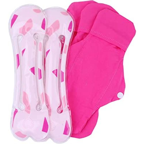 FOMI Hemorrhoid and Perineal Clay Ice Packs | 2 Reusable Packs, 3 Washable Sleeves | Pregnancy and Postpartum Cold Therapy Compress for Vaginal and Groin Pain Relief | Flexible, Freezable Wrap