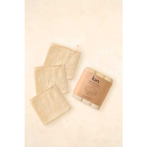 Wash Cloths 3 Pack - Chocolate & Oat