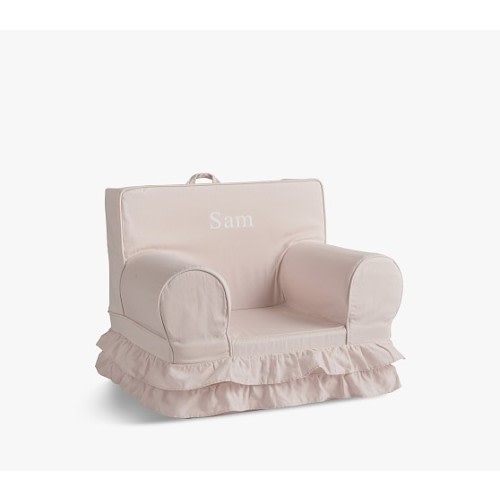 My First Dusty Blush Ruffle Anywhere Chair®