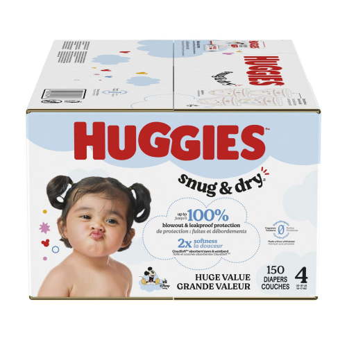 HUGGIES Snug & Dry Diapers, Sizes 1-5