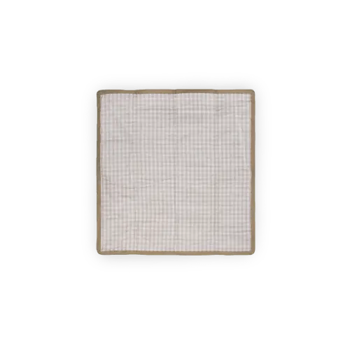 Little Unicorn Outdoor Blanket 5'x5' (Beige Buffalo Check)