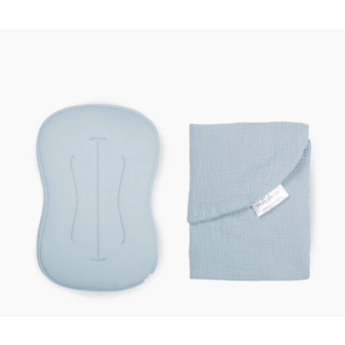 Lounger Curve + Muslin Cover Set | Bluebell
