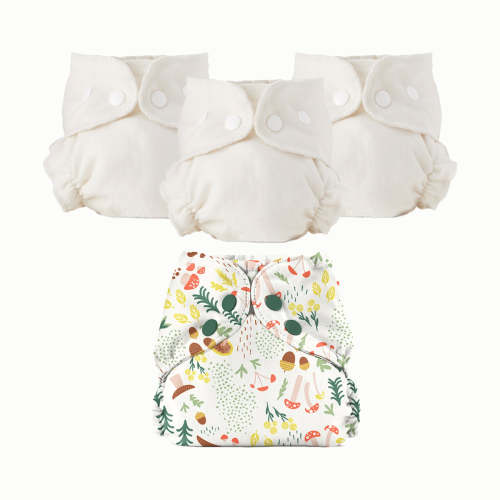Organic Cloth Diaper Bundle Starter – Esembly