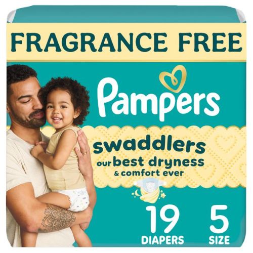 Pampers Swaddlers Diapers - Jumbo Pack - Size 5 - 19ct