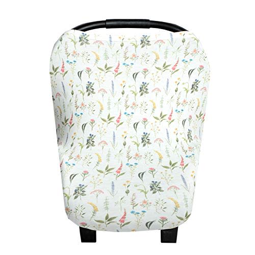 Copper Pearl Multi-Use Cover: Car Seat Covers, Nursing Cover, and Stroller Cover for Sun - Stretchy Fabric, All-Season Use, Stylish Designs, Easy Access for Moms - Aspen
