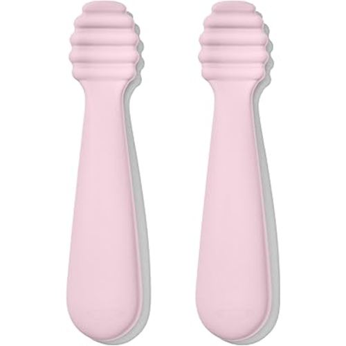 OXO Tot Dipper Spoon Set – 2-Pack – Blossom