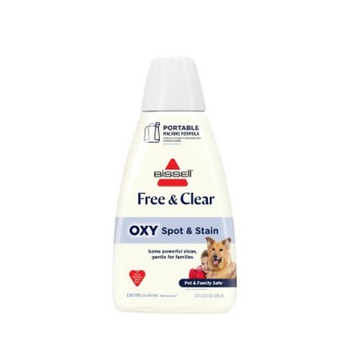BISSELL Little Green Pet Oxy Free and Clear for Portable Carpet Cleaners - 32 fl oz