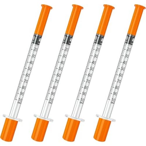 1ml 29G 1/2 Inch Syring, Lab Tools Supplies, Individual Package 25 Pack