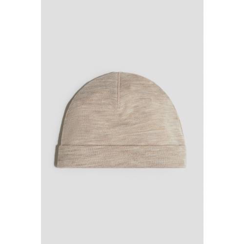 MERINO WOOL JERSEY BEANIE