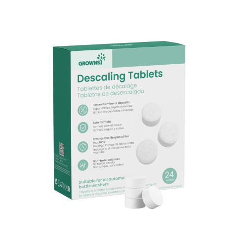Grownsy Descaling Tablets: Dissolve Limescale in Baby Appliances | Grownsy