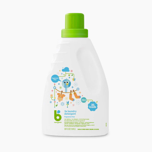 Babyganics 3x Laundry Detergent (35 oz) - Fragrance Free